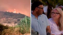 British Tourists' Narrow Escape from Deadly Spanish Wildfire